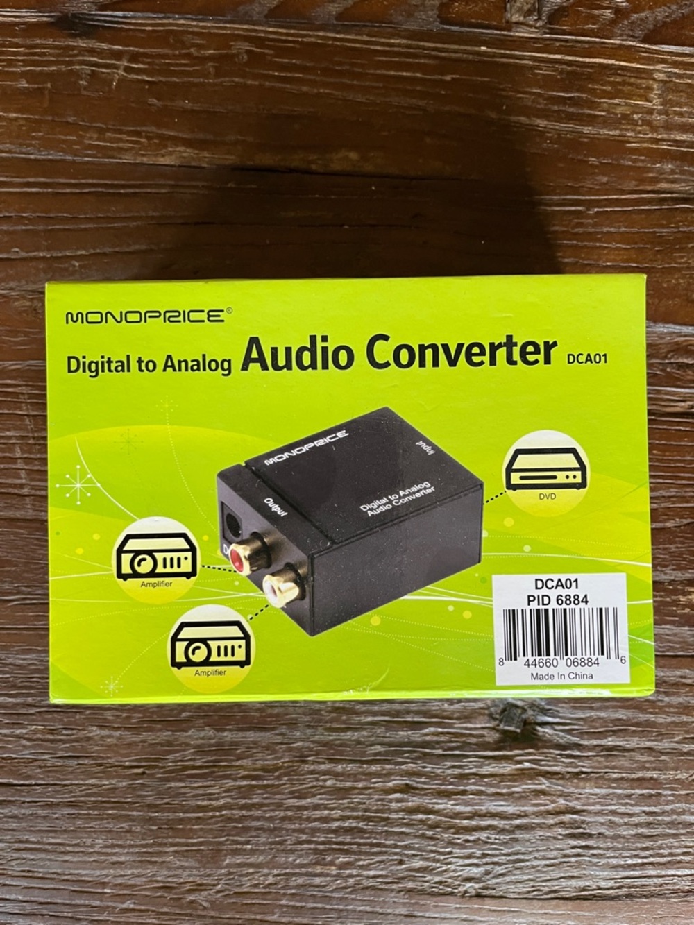 Black Digital-to-Analog Audio Converter DCA01